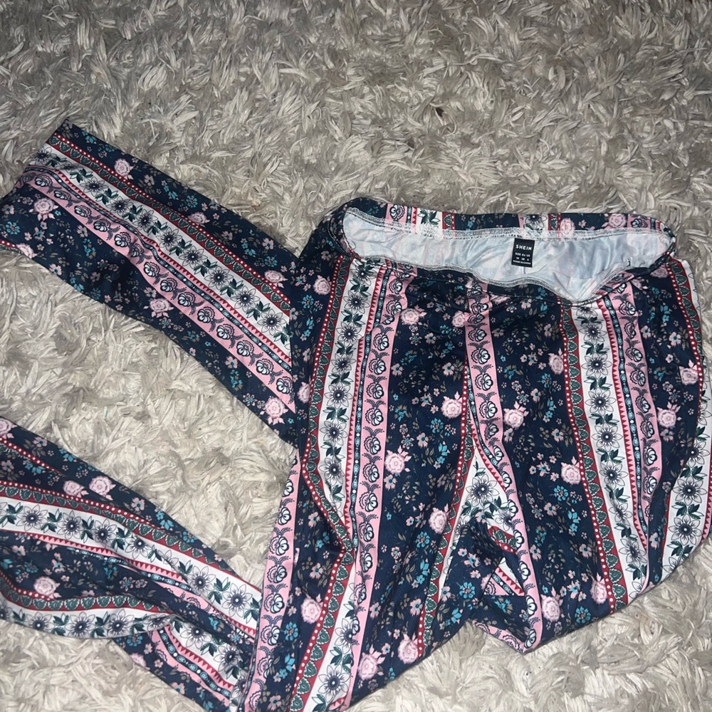 shein flare leggings